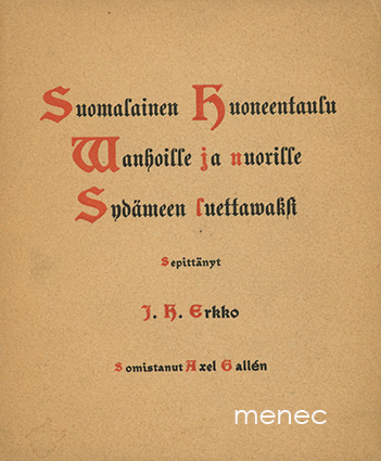 Erkko, J. H. - Suomalainen Huoneentaulu 