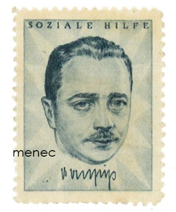 Itävalta, Engelbert Dollfuss, sosiaaliapu-mainosmerkki n. 1932 