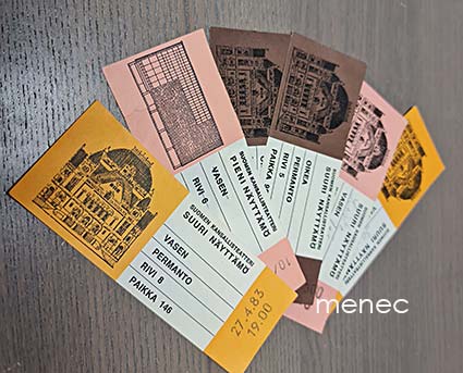 Helsinki, Suomen Kansallisteatteri, 6 lippua 1980-1983 