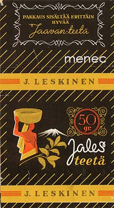 Jalas teetä. Kokonainen pakkaus 