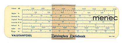 Helsingin Osakepankki, valuutta-avain maaliskuussa 1962 