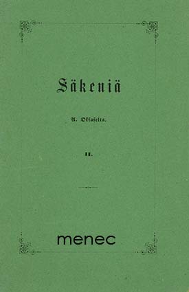 Ahlqvist, August - Säkeniä. Toinen parwi 