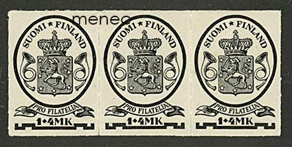 Pro Filatelia 1931, 3-rivilö 