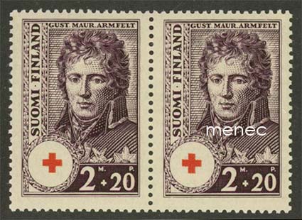 Punainen Risti 1936, 2,20, pari 