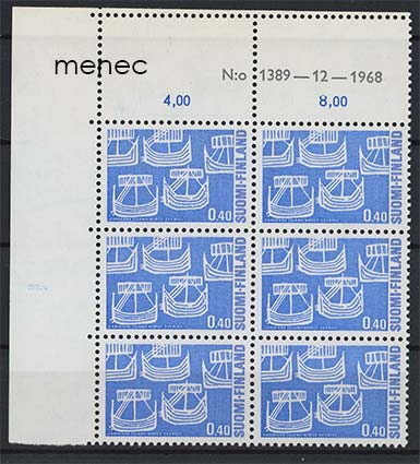 Pohjola 1969, numerokuusilo, pysty 