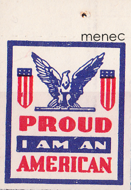 Yhdysvallat, Proud I am an American, kirjeensulkija 