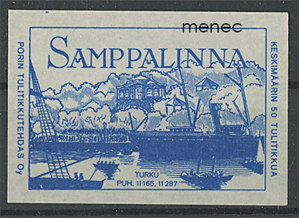 Tulitikkuetiketti, Samppalinna, Turku 
