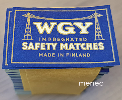 Vientietiketti, WGY, tehtaan pakkauserä 