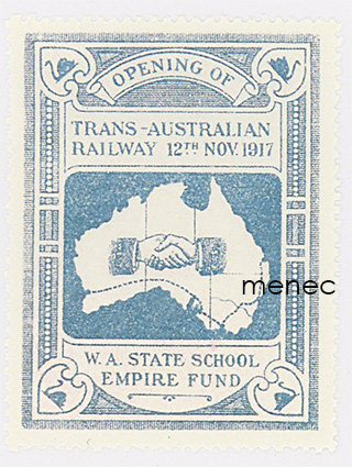 Opening of Trans-Australian Railway 12th Nov. 1917 