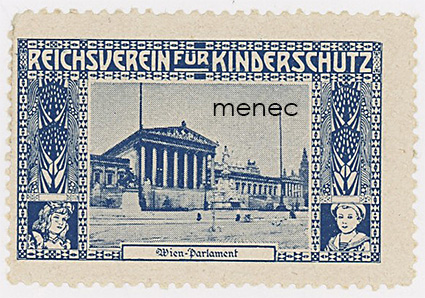 Wien, parlamenttitalo, kirjeensulkija 