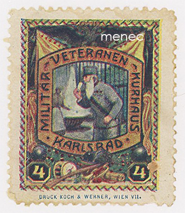 Saksa, Karlsbad, parantola sotaveteraaneille, kirjeensulkija 