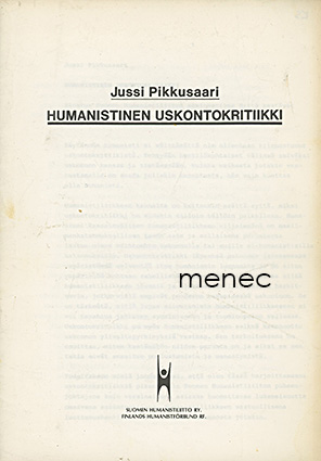 Pikkusaari, Jussi - Humanistinen uskontokritiikki 