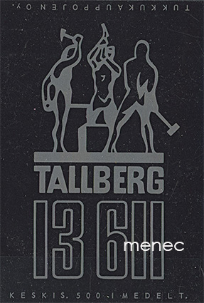 Tulitikkuetiketti, Tallberg, suuri aski 