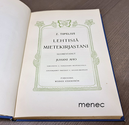 Topelius, Z. - Lehtisiä mietekirjastani 