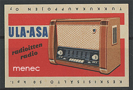 Tulitikkuetiketti, Ula-Asa, radioitten radio 