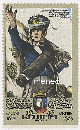 Saksa, Kelheim, 100 vuotta vapaussodasta 1913, kirjeensulkija 