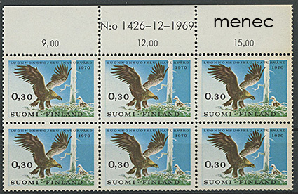 Luonnonsuojeluvuosi 1970, numerokuusilo 