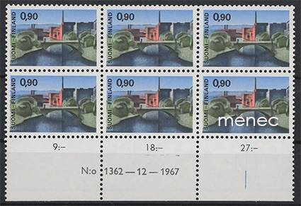 Yleismerkki Tampere, Hämeensilta 1968, numerokuusilo 