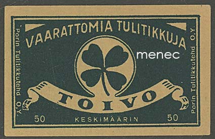 Tulitikkuetiketti, Toivo 