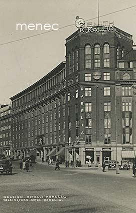 Helsinki, Hotelli Karelia, Suomen Voimavaunu Oy, K. Kallio / Zenith-valomainos 