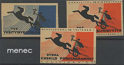 Tulitikkuetikettejä, Tue yksityisyritteliäisyyttä, 3 kpl 