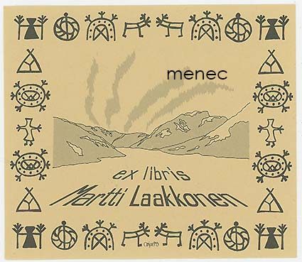 Martti Laakkonen, exlibris 