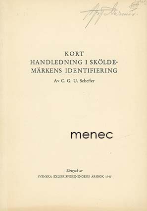 Scheffer, C. G. U. - Kort handledning i sköldemärkens identifiering 