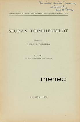 Porkka, Osmo H. - Seuran toimihenkilöt 