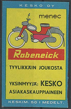 Tulitikkuetiketti, Rabeneick - tyylikkäin joukosta 