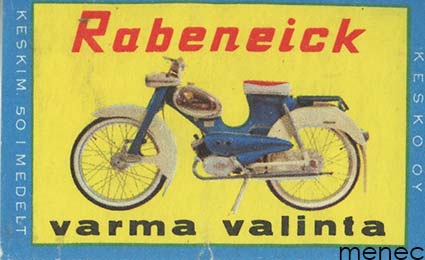 Tulitikkuetiketti, Rabeneick - varma valinta 