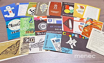 Puola, suurten askien etikettejä 1960-luvulta, 19 kpl 