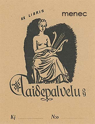 Taidepalvelu Oy, exlibris 