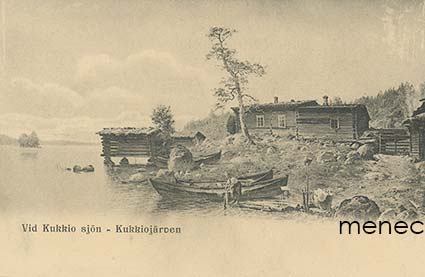 Viid Kukkio sjön, Kukkiojärven [sic] 