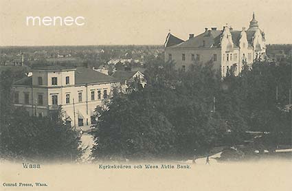 Vaasa, Kyrksvären och Wasa Aktie Bank 