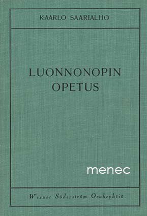 Saarialho, Kaarlo - Luonnonopin opetus 