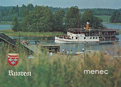 Ruovesi, kirkonkylän laivalaituri, s/s Tarjanne 