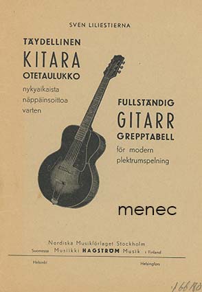 Täydellinen kitaraotetaulukko 