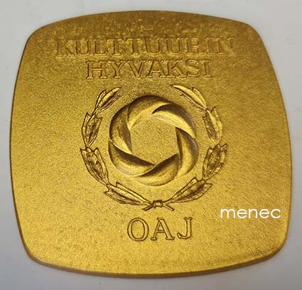 OAJ, Kulttuurin hyväksi, kulttuuripäivät 1984, plaketti 
