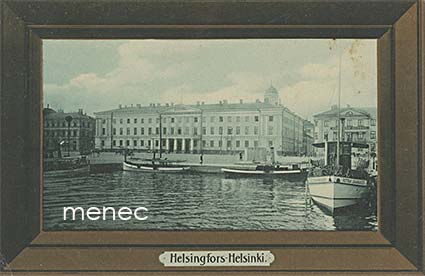 Helsinki, taidekortti, satamassa mm. Östra Skärgården 