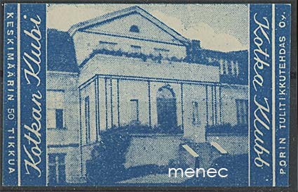 Tulitikkuetiketti, Kotkan Klubi 