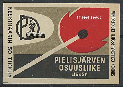 Tulitikkuetiketti, Pielisjärven Osuusliike 