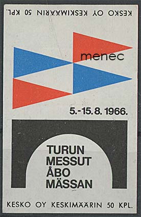 Tulitikkuetiketti, Turun Messut 1966 