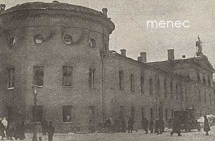 Venäjä, poltettu vankila Upseerikadun varrella Pietarissa 17.3.1917 