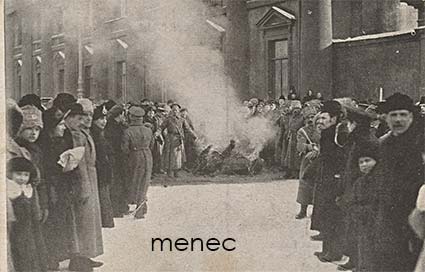 Venäjä, Annitskin linnan lähellä otetun Keis. vaakunan polttaminen 5.3.1917 
