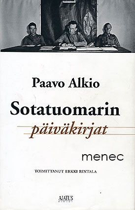 Alkio, Paavo - Sotatuomarin päiväkirjat 