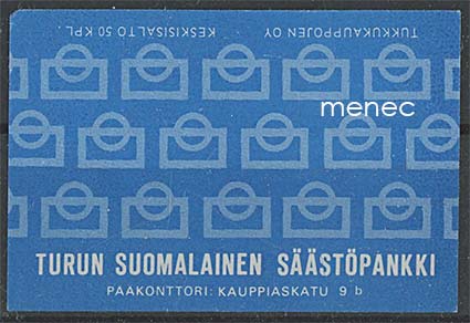 Tulitikkuetiketti, Turun Suomalainen Säästöpankki 