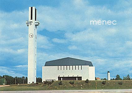 Seinäjoki, kirkko ja 'Lakeuden Risti' -kellotorni (Alvar Aalto) 