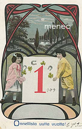 Onnellista uutta vuotta 1907 