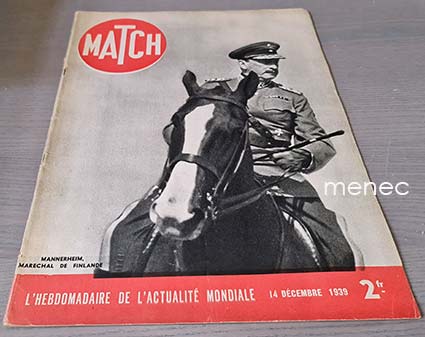 Match 14 Décembre 1939 