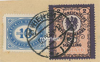 Itävalta, lunastus- ja leimamerkki 1948 